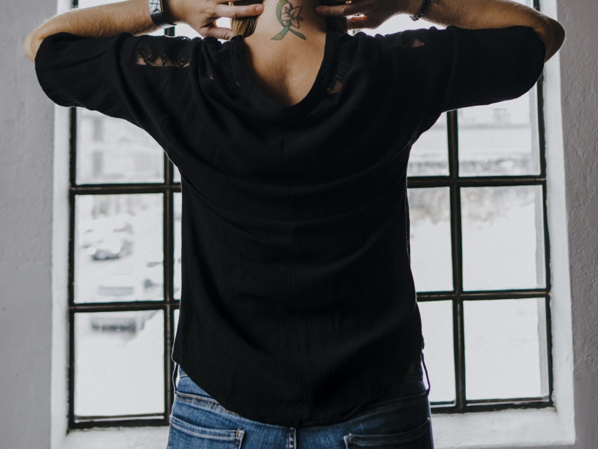 Green ribbon with&nbsp;trillium